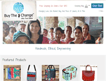Tablet Screenshot of buythechangeusa.org